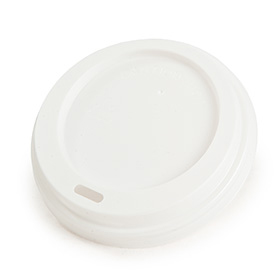 Hot Cup Lid, White, 8oz