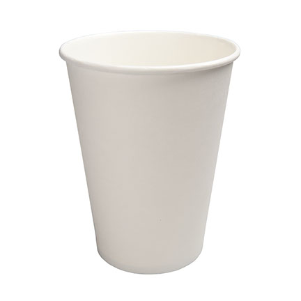 Single Walled Bio Hot Cup, Plain, 12oz / 360ml