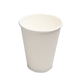 Single Walled Bio Hot Cup, Plain, 8oz / 240ml