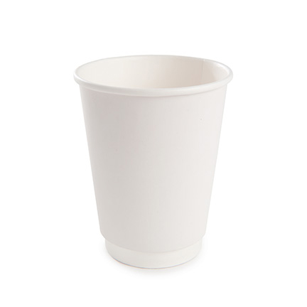 Double walled bio hot cup, Plain, 12oz / 360ml
